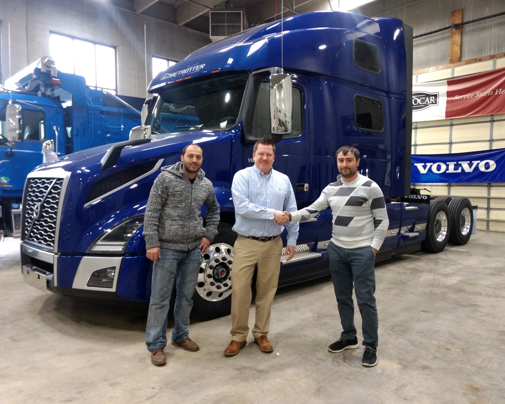 Ravshan Lamidze Purchasing 2020 Volvo VNL Truck